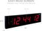 Ivation Huge 30 Inch Large Big Oversized Digital LED Wall Clock